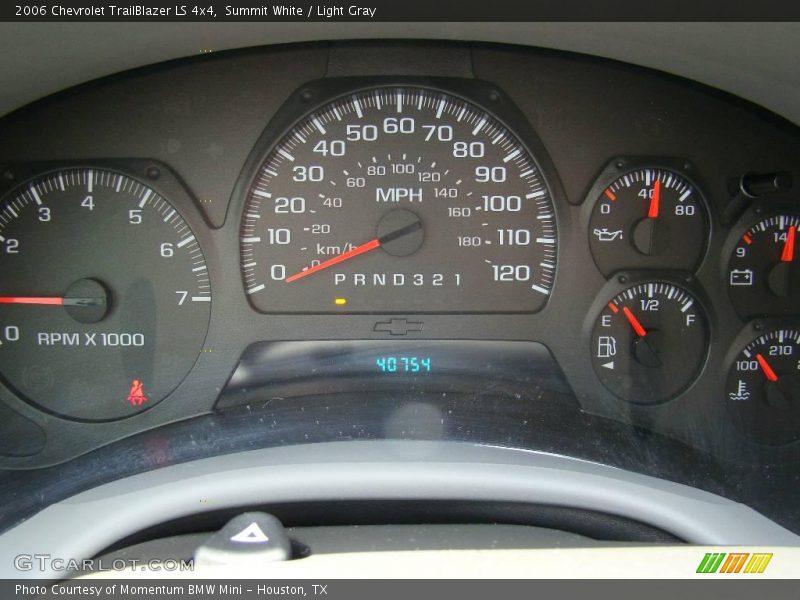 Summit White / Light Gray 2006 Chevrolet TrailBlazer LS 4x4