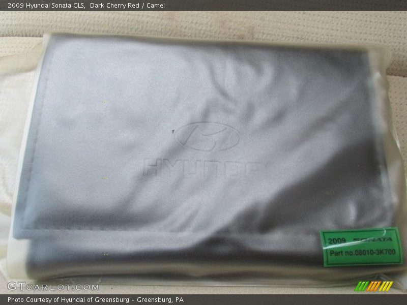 Dark Cherry Red / Camel 2009 Hyundai Sonata GLS