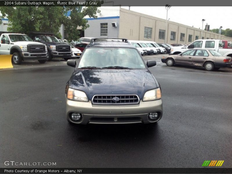 Mystic Blue Pearl / Gray 2004 Subaru Outback Wagon