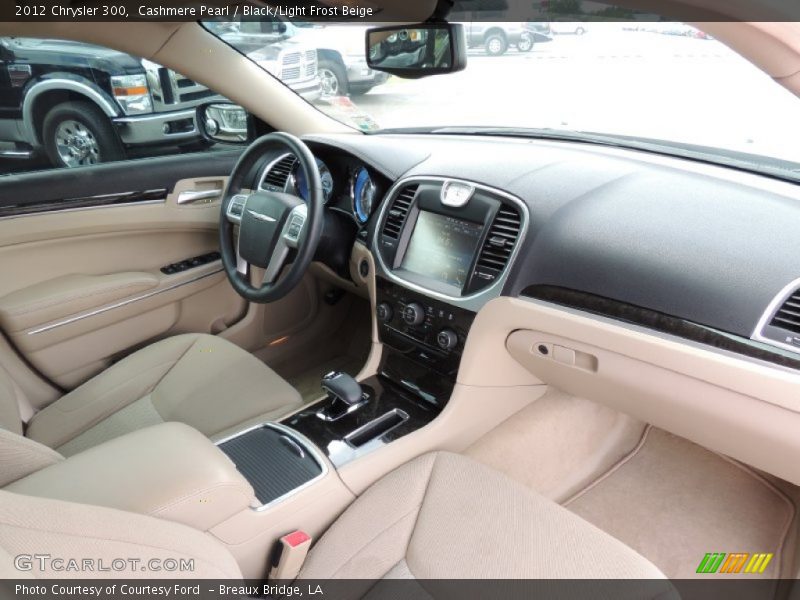 Cashmere Pearl / Black/Light Frost Beige 2012 Chrysler 300
