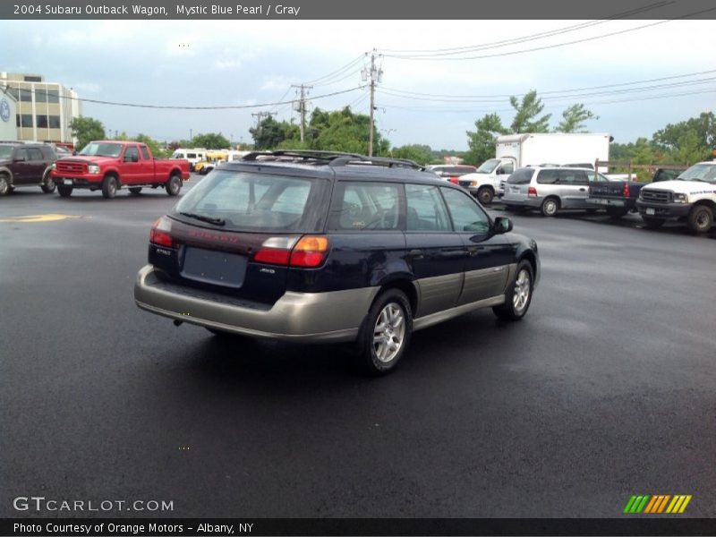 Mystic Blue Pearl / Gray 2004 Subaru Outback Wagon