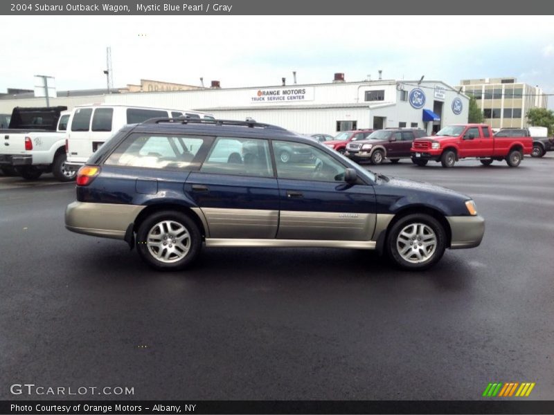 Mystic Blue Pearl / Gray 2004 Subaru Outback Wagon