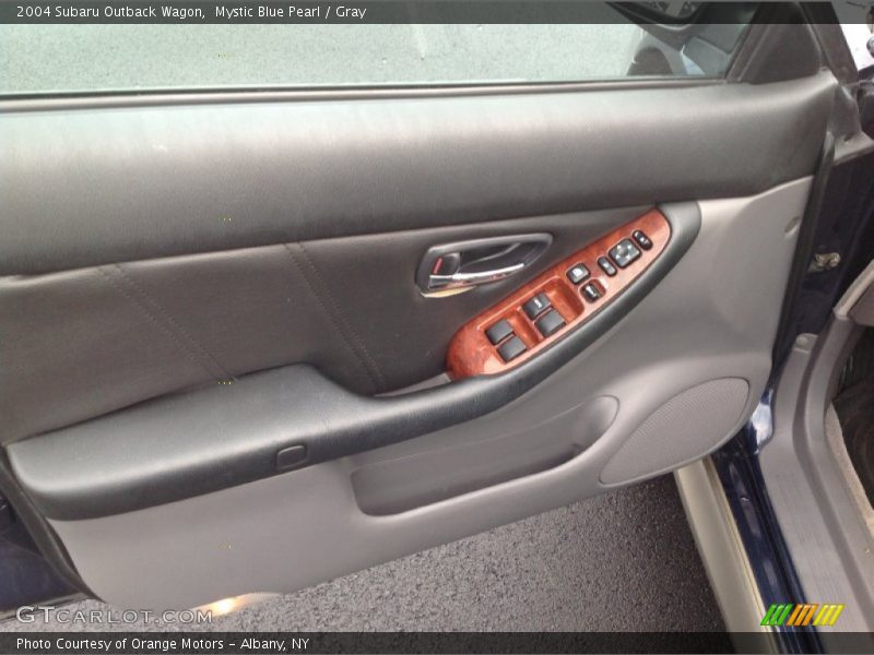 Mystic Blue Pearl / Gray 2004 Subaru Outback Wagon