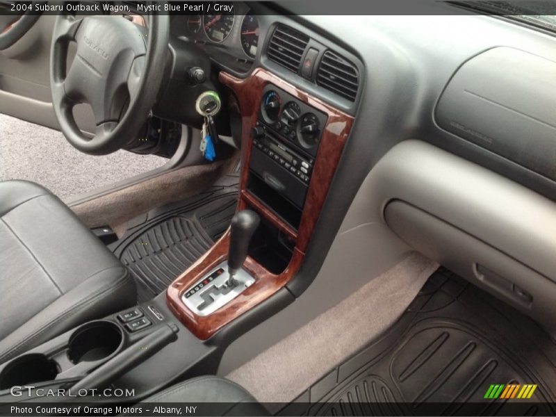 Mystic Blue Pearl / Gray 2004 Subaru Outback Wagon