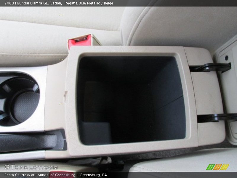 Regatta Blue Metallic / Beige 2008 Hyundai Elantra GLS Sedan