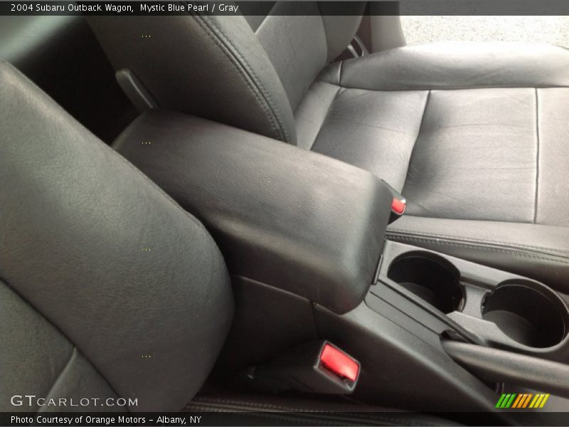 Mystic Blue Pearl / Gray 2004 Subaru Outback Wagon