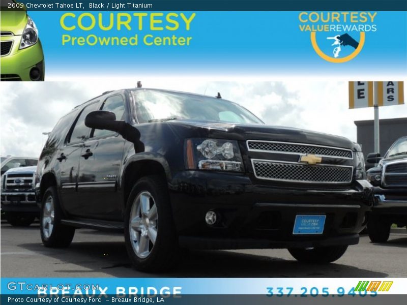 Black / Light Titanium 2009 Chevrolet Tahoe LT