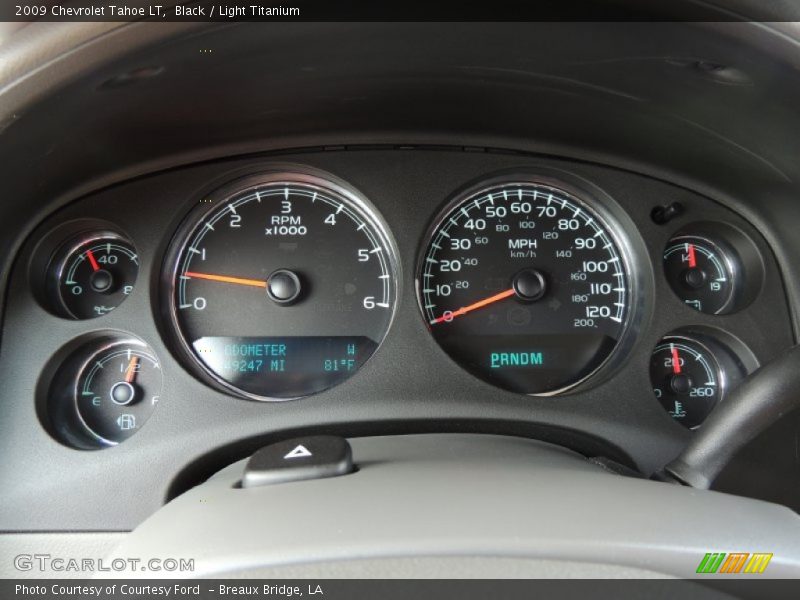 Black / Light Titanium 2009 Chevrolet Tahoe LT