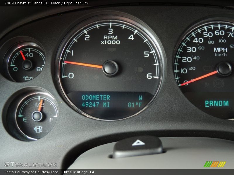 Black / Light Titanium 2009 Chevrolet Tahoe LT