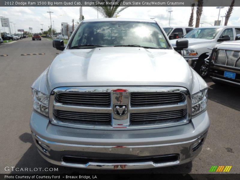 Bright Silver Metallic / Dark Slate Gray/Medium Graystone 2012 Dodge Ram 1500 Big Horn Quad Cab