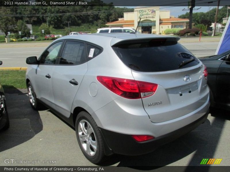 Diamond Silver / Black 2013 Hyundai Tucson GL