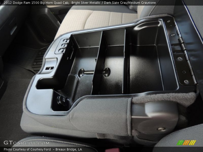 Bright Silver Metallic / Dark Slate Gray/Medium Graystone 2012 Dodge Ram 1500 Big Horn Quad Cab