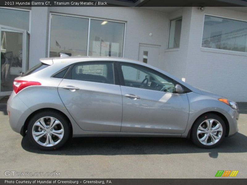 Titanium Gray Metallic / Black 2013 Hyundai Elantra GT