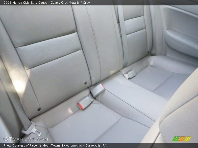 Galaxy Gray Metallic / Gray 2008 Honda Civic EX-L Coupe