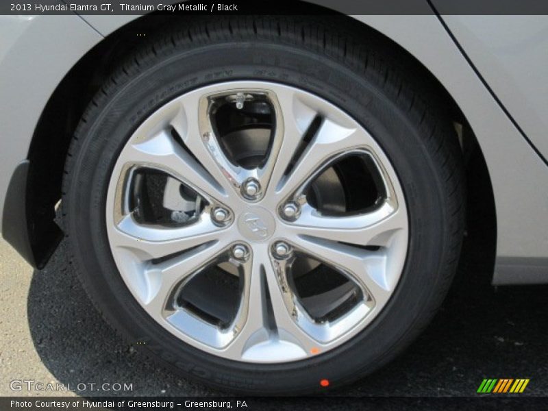 Titanium Gray Metallic / Black 2013 Hyundai Elantra GT
