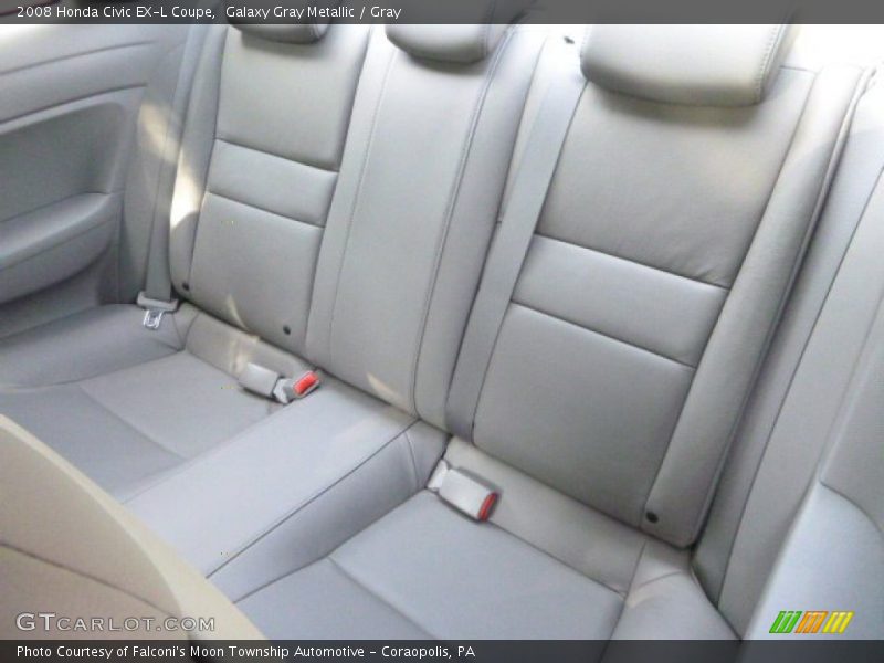 Galaxy Gray Metallic / Gray 2008 Honda Civic EX-L Coupe