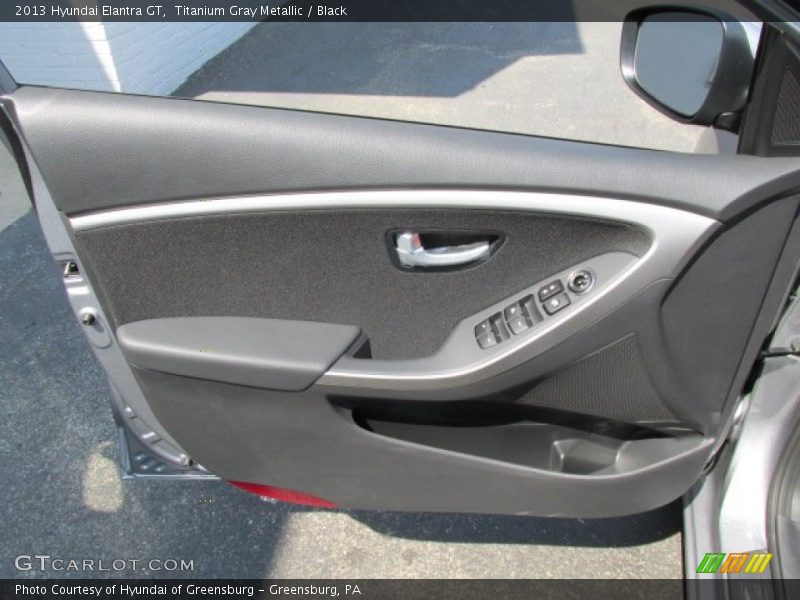 Titanium Gray Metallic / Black 2013 Hyundai Elantra GT