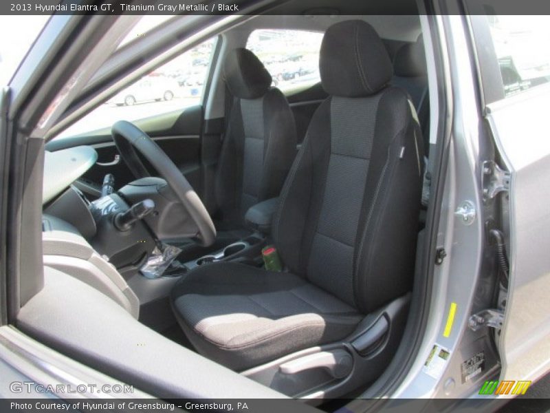 Titanium Gray Metallic / Black 2013 Hyundai Elantra GT