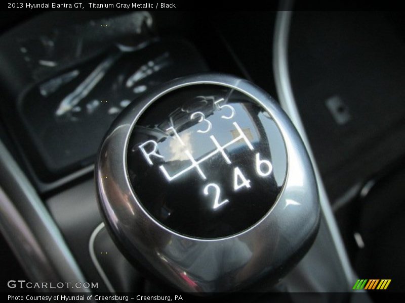 Titanium Gray Metallic / Black 2013 Hyundai Elantra GT