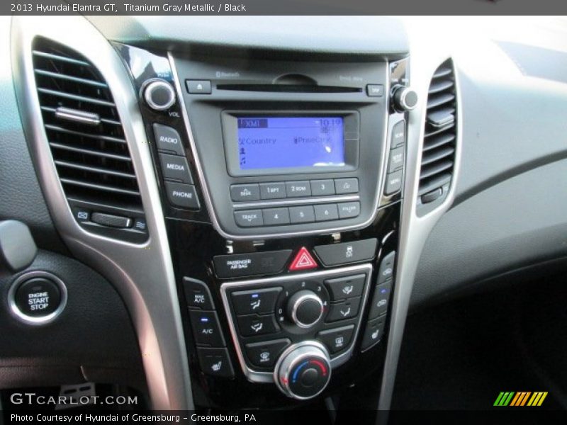 Titanium Gray Metallic / Black 2013 Hyundai Elantra GT