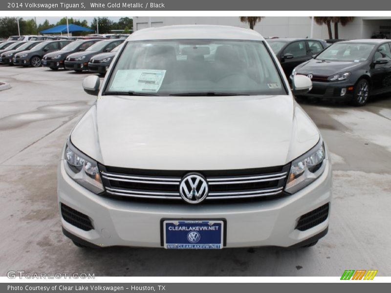 White Gold Metallic / Black 2014 Volkswagen Tiguan S