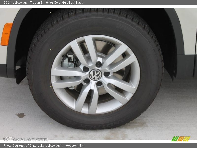 White Gold Metallic / Black 2014 Volkswagen Tiguan S