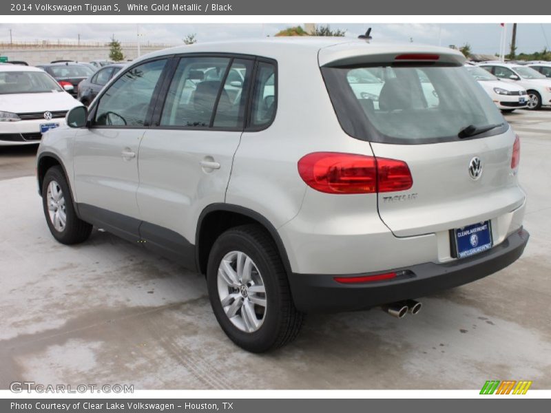 White Gold Metallic / Black 2014 Volkswagen Tiguan S