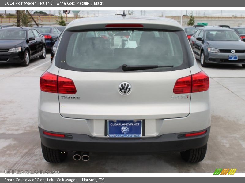 White Gold Metallic / Black 2014 Volkswagen Tiguan S