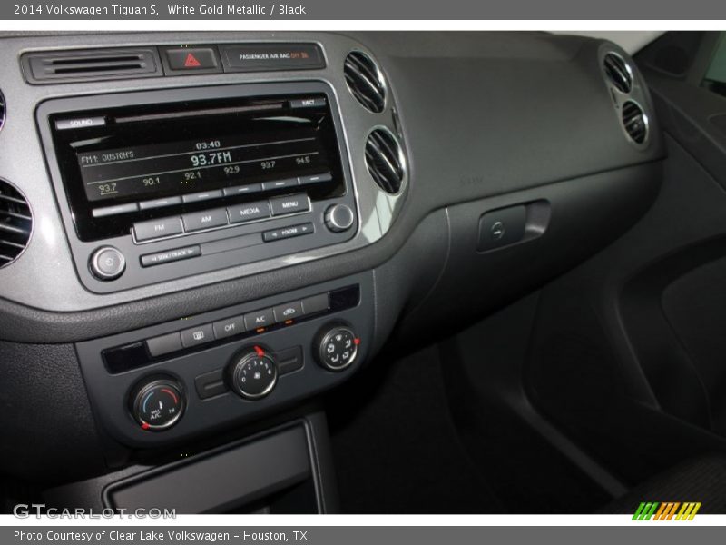 White Gold Metallic / Black 2014 Volkswagen Tiguan S