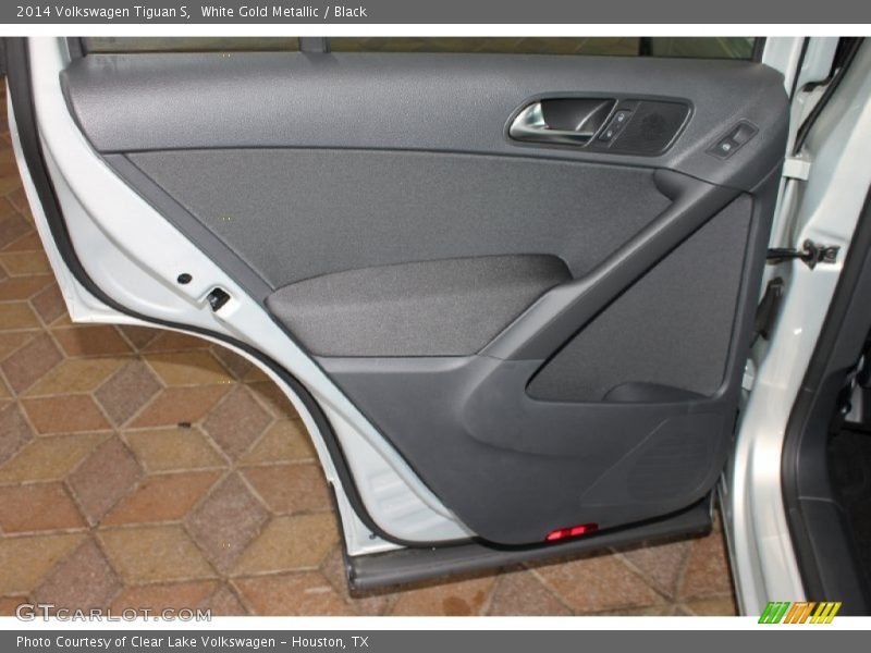 White Gold Metallic / Black 2014 Volkswagen Tiguan S