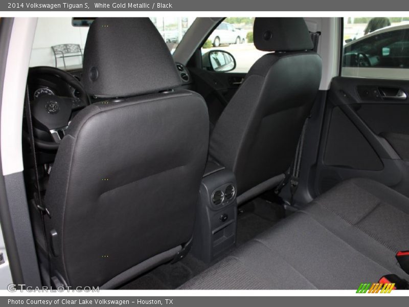 White Gold Metallic / Black 2014 Volkswagen Tiguan S