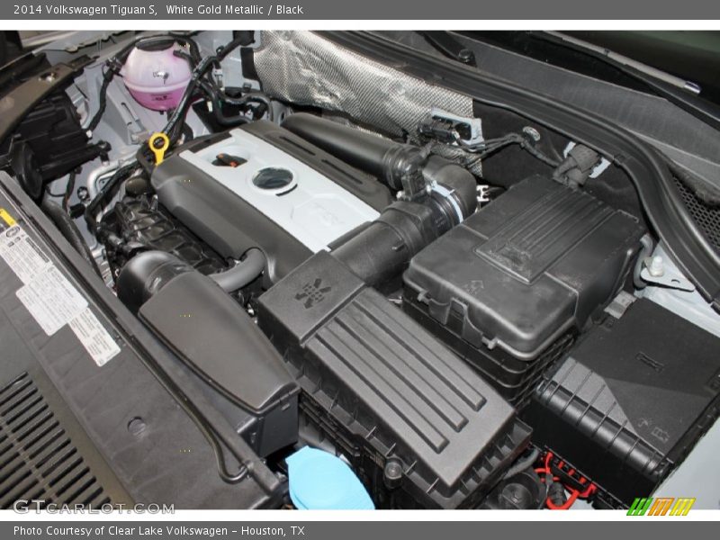 White Gold Metallic / Black 2014 Volkswagen Tiguan S