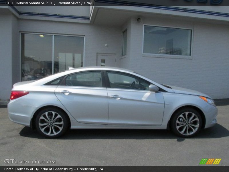 Radiant Silver / Gray 2013 Hyundai Sonata SE 2.0T