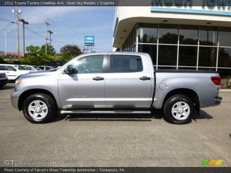 Silver Sky Metallic / Graphite 2012 Toyota Tundra CrewMax 4x4