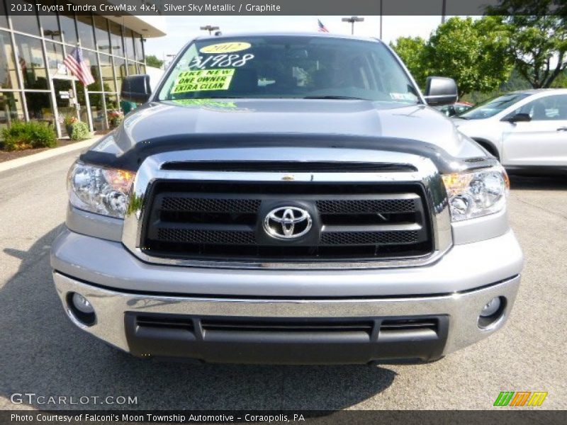 Silver Sky Metallic / Graphite 2012 Toyota Tundra CrewMax 4x4