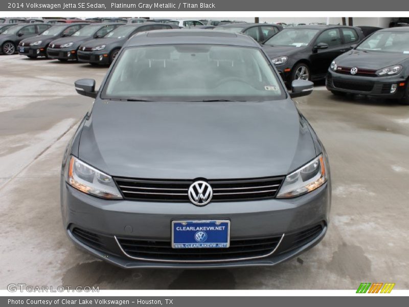 Platinum Gray Metallic / Titan Black 2014 Volkswagen Jetta SE Sedan