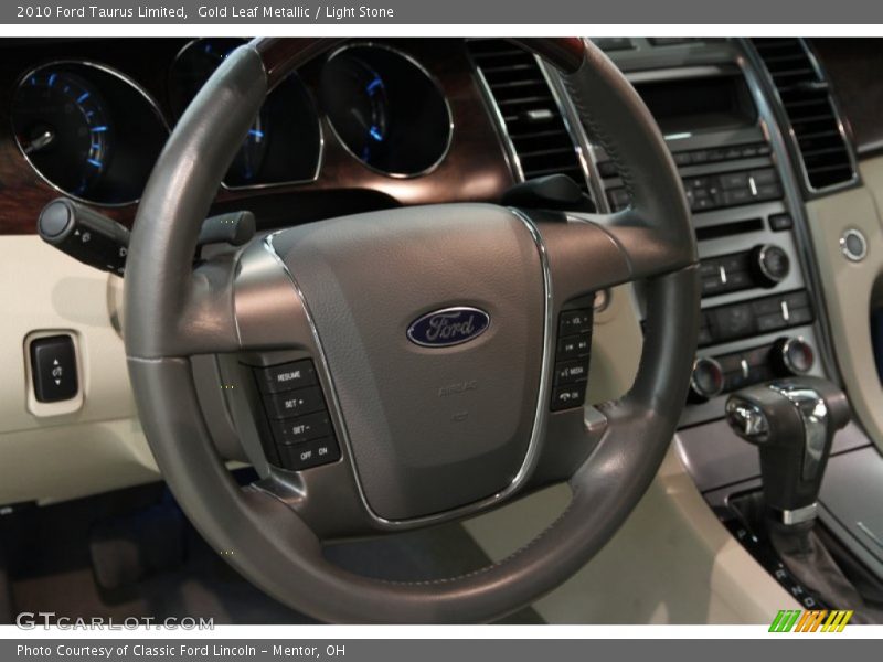 Gold Leaf Metallic / Light Stone 2010 Ford Taurus Limited