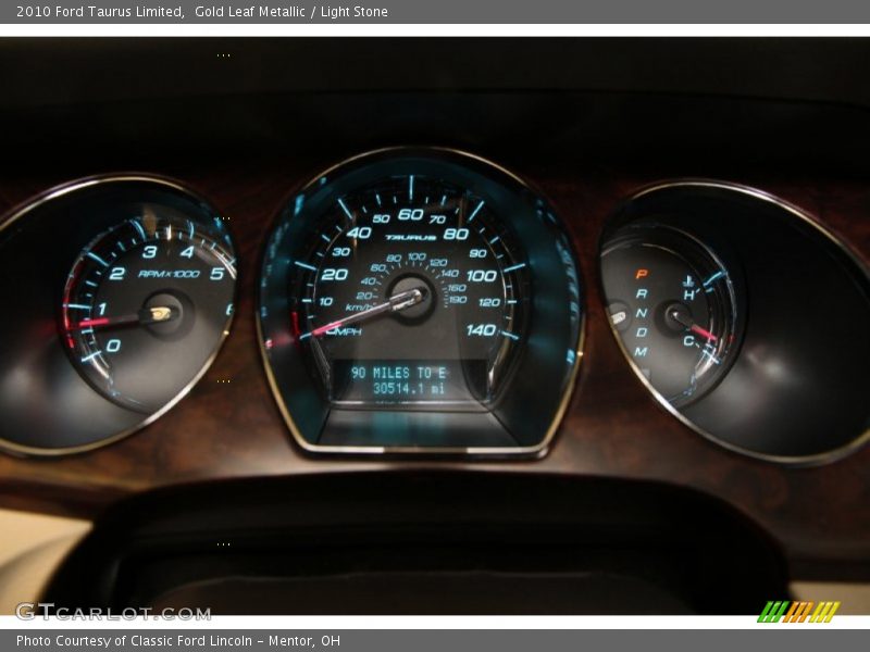 Gold Leaf Metallic / Light Stone 2010 Ford Taurus Limited