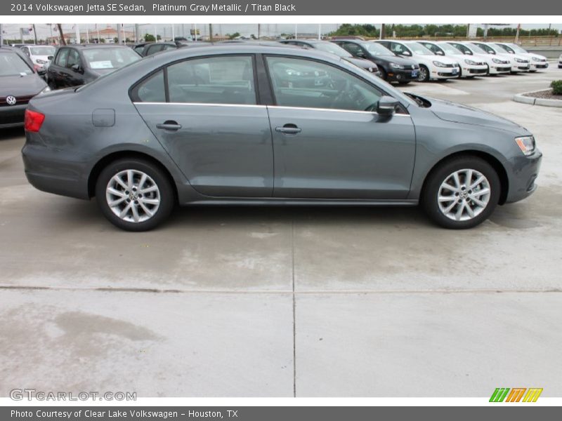 Platinum Gray Metallic / Titan Black 2014 Volkswagen Jetta SE Sedan