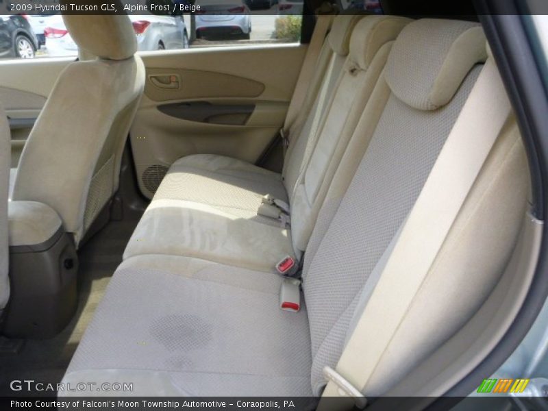 Alpine Frost / Beige 2009 Hyundai Tucson GLS