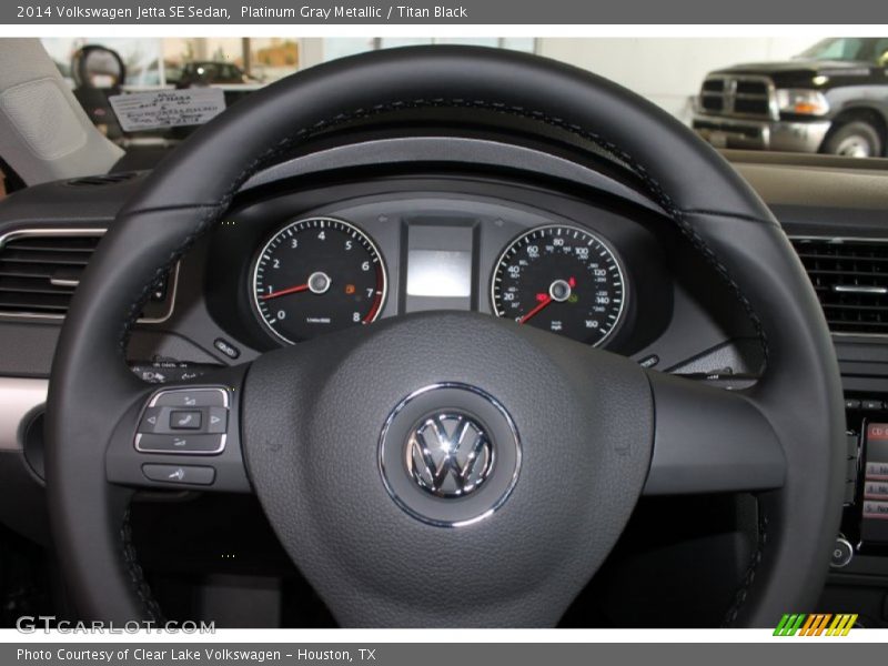 Platinum Gray Metallic / Titan Black 2014 Volkswagen Jetta SE Sedan