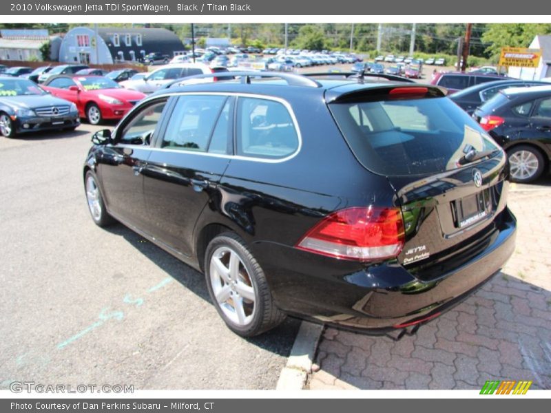 Black / Titan Black 2010 Volkswagen Jetta TDI SportWagen