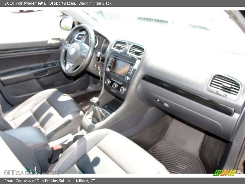 Black / Titan Black 2010 Volkswagen Jetta TDI SportWagen