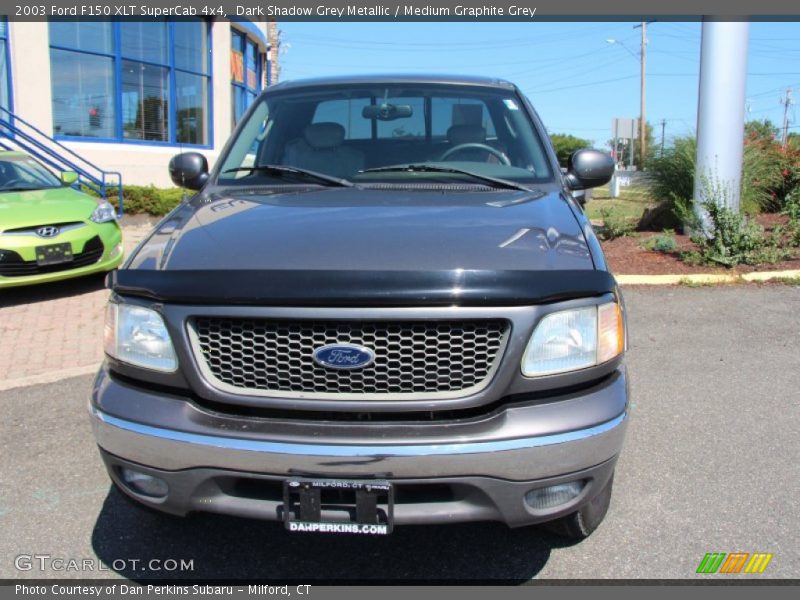 Dark Shadow Grey Metallic / Medium Graphite Grey 2003 Ford F150 XLT SuperCab 4x4