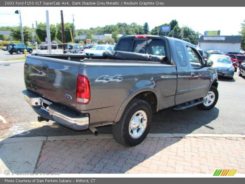 Dark Shadow Grey Metallic / Medium Graphite Grey 2003 Ford F150 XLT SuperCab 4x4