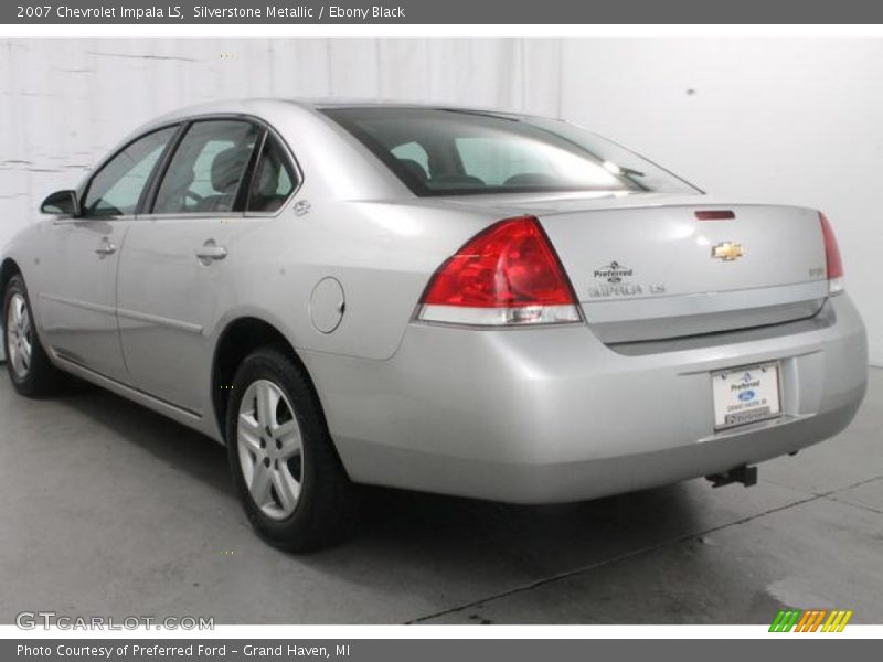 Silverstone Metallic / Ebony Black 2007 Chevrolet Impala LS