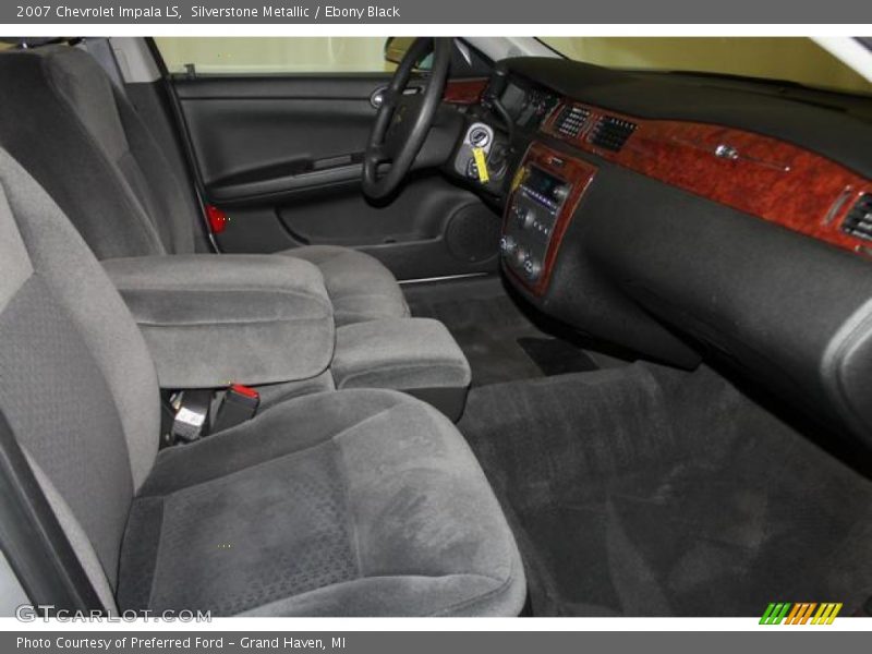 Silverstone Metallic / Ebony Black 2007 Chevrolet Impala LS