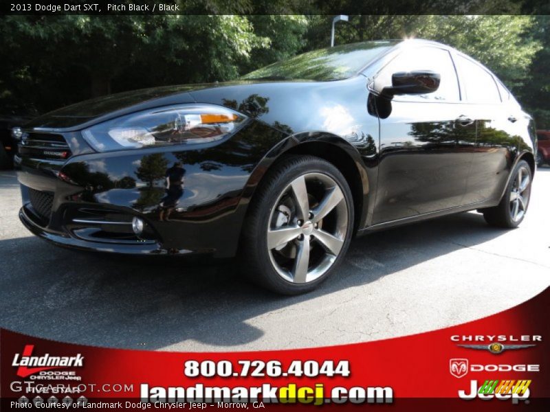Pitch Black / Black 2013 Dodge Dart SXT