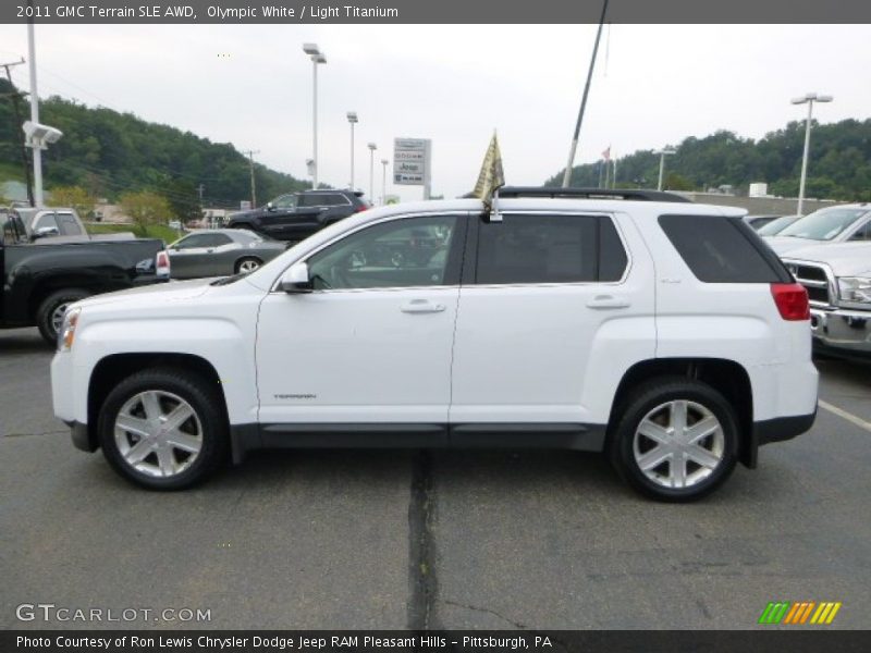 Olympic White / Light Titanium 2011 GMC Terrain SLE AWD