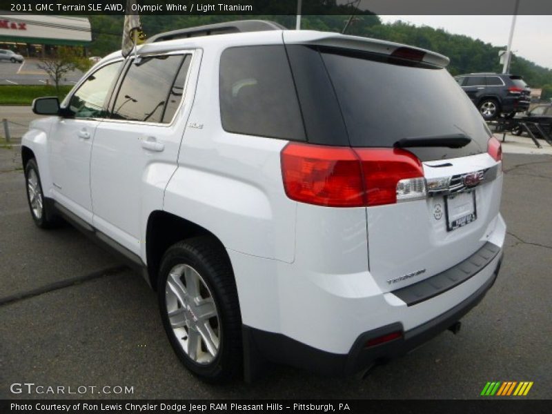 Olympic White / Light Titanium 2011 GMC Terrain SLE AWD